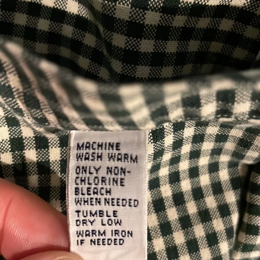 Ralph Lauren Custom Fit Green and White Checkered XXL - Picture 8 of 9